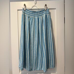 a new day Light Blue Striped Skirt